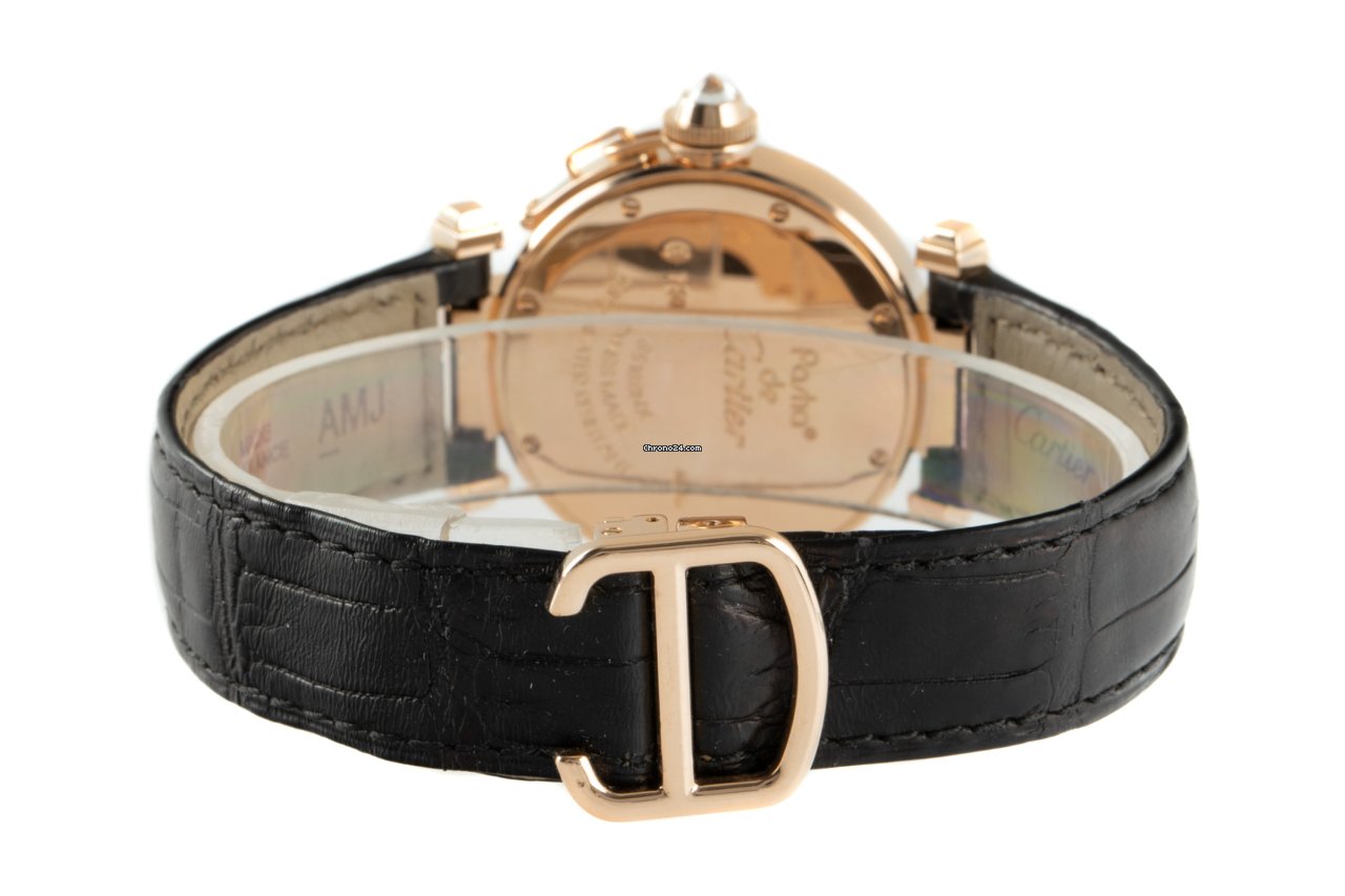 Cartier Pasha Womens watch Quartz Red gold 2812 Replica 8
