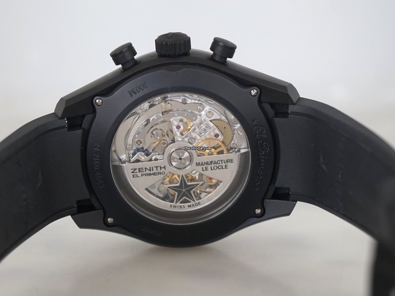 IMG_9081 Zenith El Primero Chronomaster Mens watch Unisex Automatic Ceramic 24.2160.4063 28.R515 Replica 8