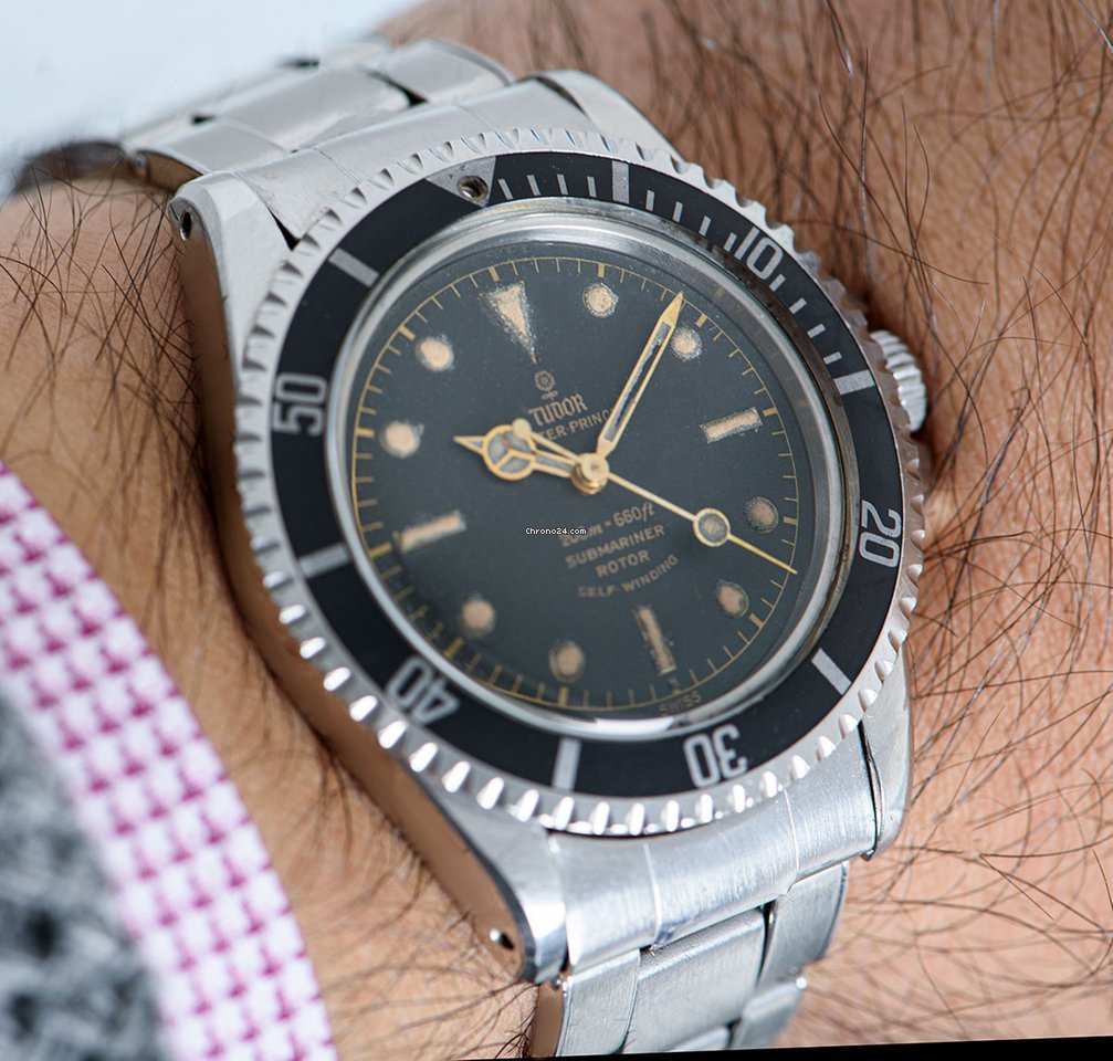 IMG_9081 Tudor Submariner Mens watch Unisex Automatic Steel 7928 Replica 8