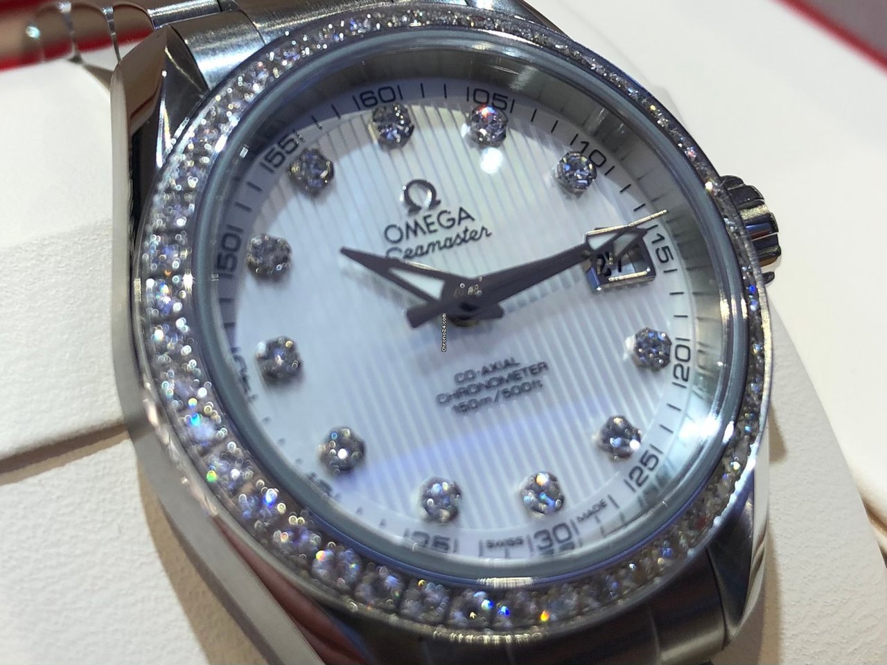 Omega Seamaster Aqua Terra Womens watch Automatic Steel 231.15.30.20.55.001 Replica 8