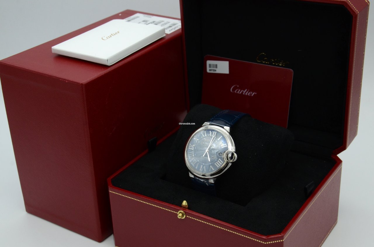 IMG_9081 Cartier Ballon Bleu Mens watch Unisex Automatic Steel WSBB0027 Replica 8