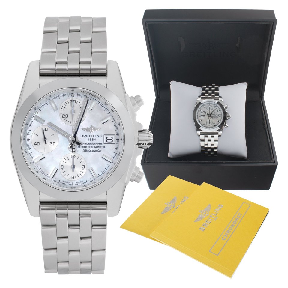 IMG_9081 Breitling Chronomat 38 Mens watch Unisex Automatic Steel W1331012 Replica 8