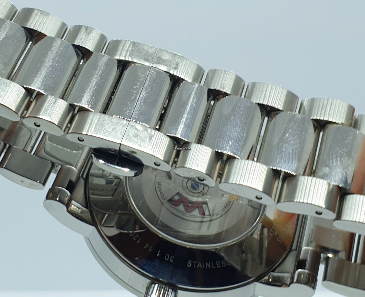 IMG_9081 Movado Red Label Mens watch Unisex Automatic Steel 0606845 Replica 8