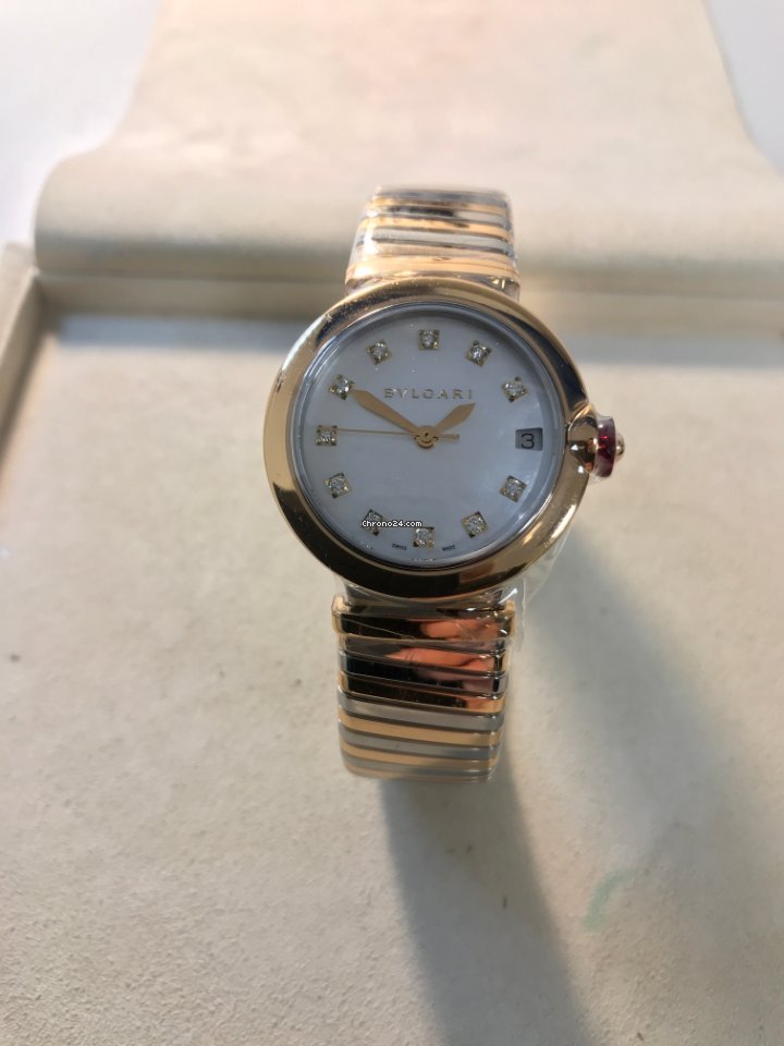 Bulgari Lucea Womens watch Automatic Gold Steel 102954 LU33WSPGSPGD 11.T Replica 8