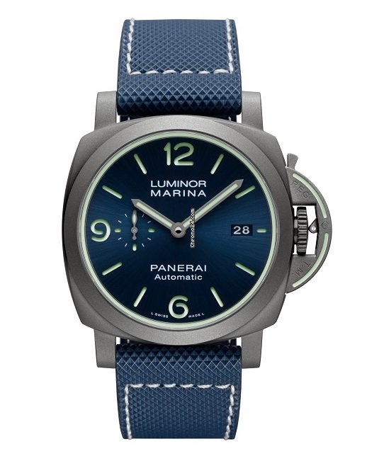 Panerai Luminor Marina Mens watch Unisex Automatic Titanium PAM 01117 Replica 8