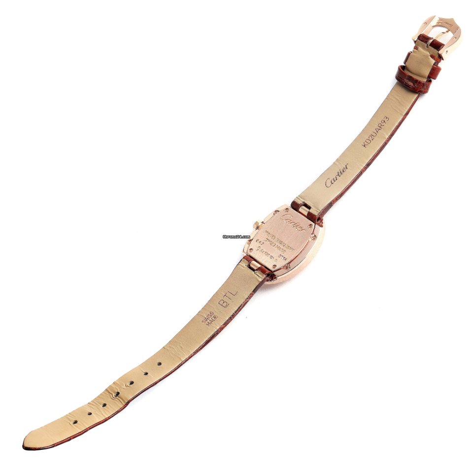 Cartier Baignoire Womens watch Quartz Rose gold W8000007 Replica 8