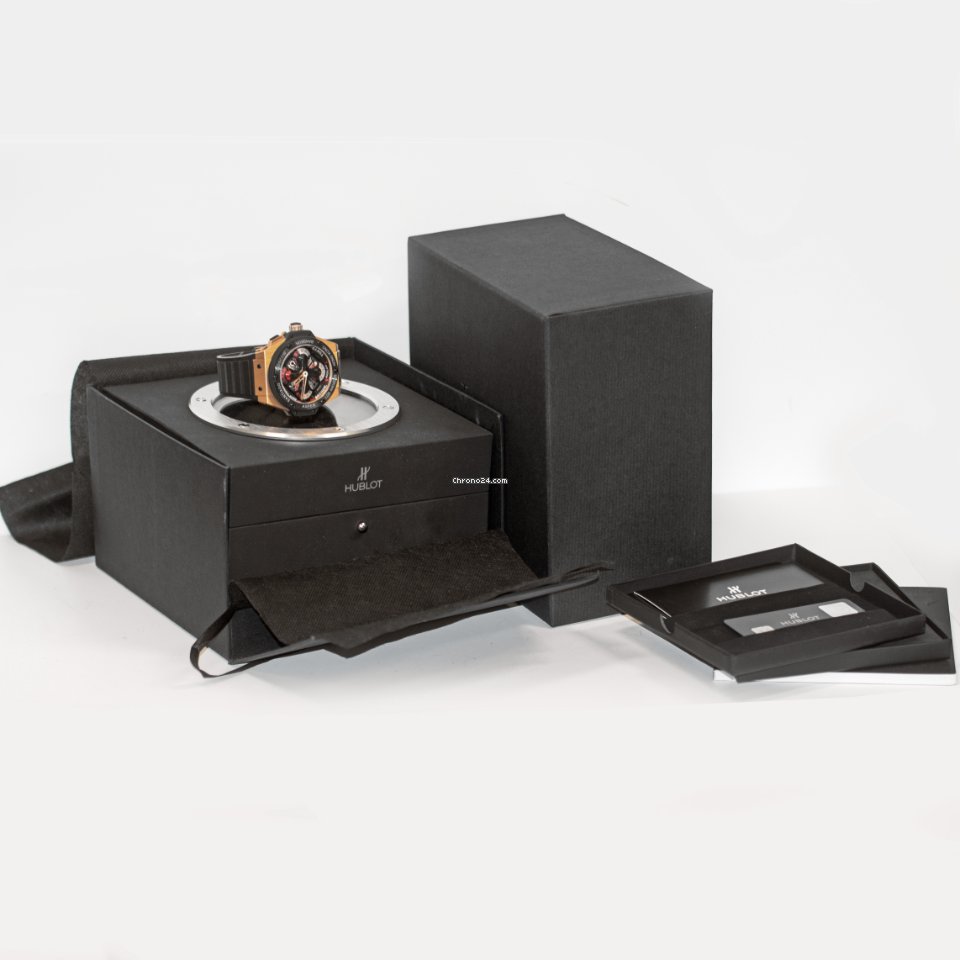 IMG_9081 Hublot King Power Mens watch Unisex Automatic Rose gold 771.OM.1170.RX Replica 8
