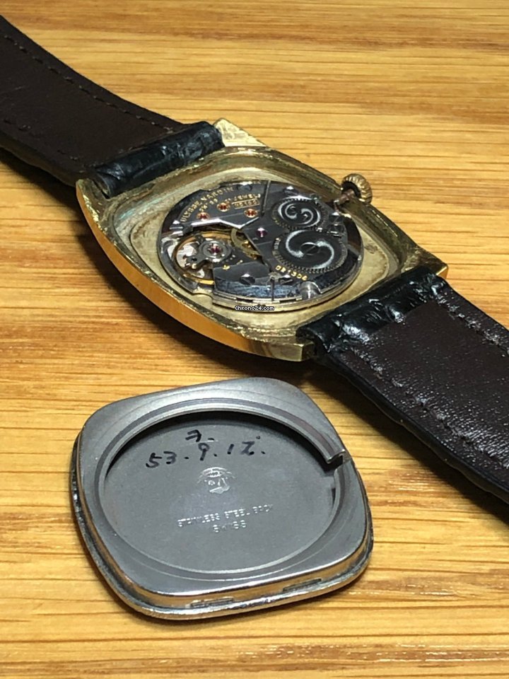IMG_9081 Ulysse Nardin Mens watch Unisex Manual winding Yellow gold P 8140 Replica 8