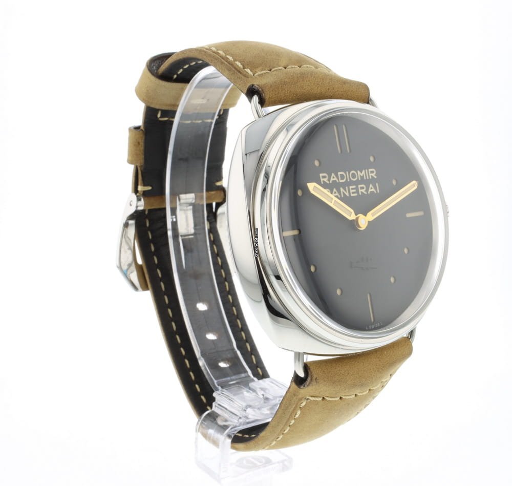 IMG_9081 Panerai Radiomir 3 Days 47mm Mens watch Unisex Manual winding Steel PAM00425 PAM425 Replica 8