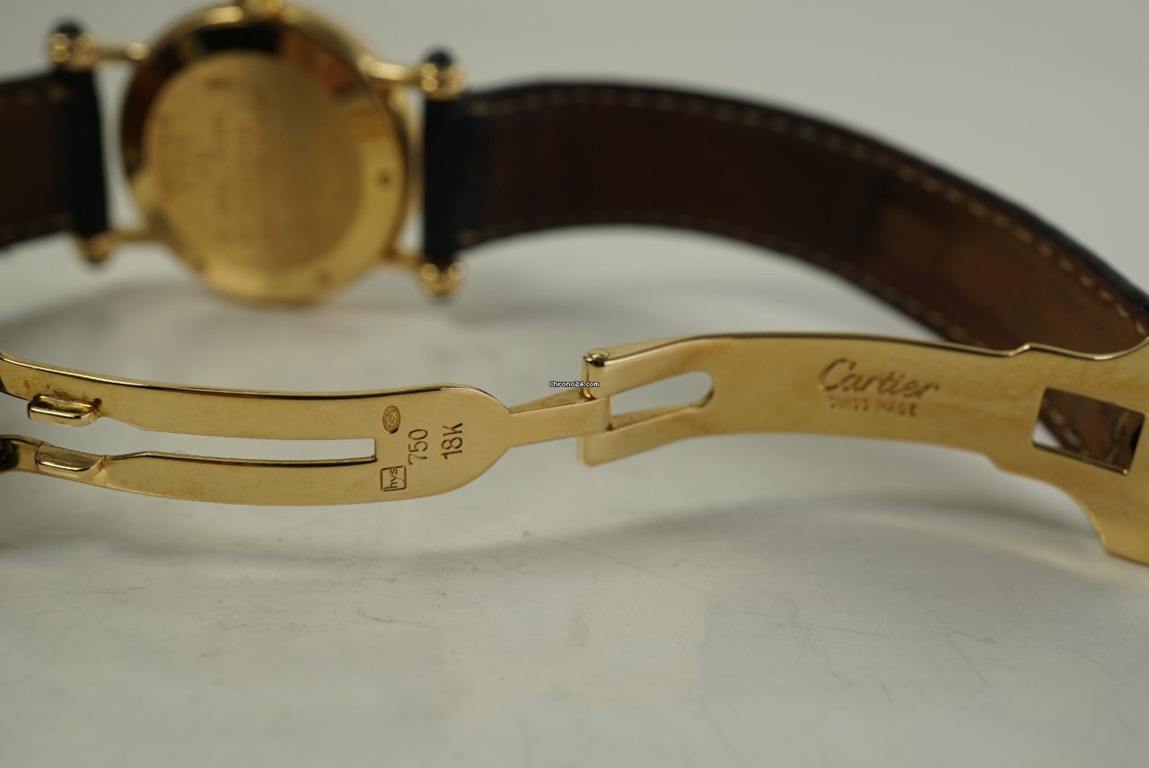 IMG_9081 Cartier Diabolo Womens watch Quartz Yellow gold 14400 Replica 8