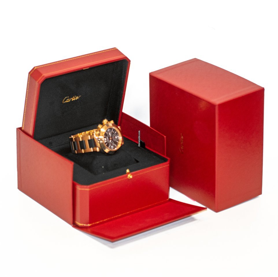 IMG_9081 Cartier Pasha Seatimer Mens watch Unisex Automatic Rose gold W301980M 3066 Replica 8