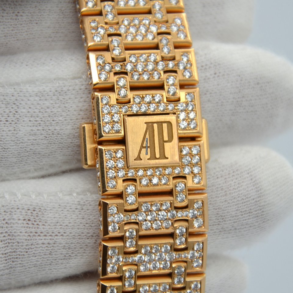 IMG_9081 Audemars Piguet Royal Oak Selfwinding Mens watch Unisex Automatic Rose gold 15400OR.OO.1220OR.02 Replica 8