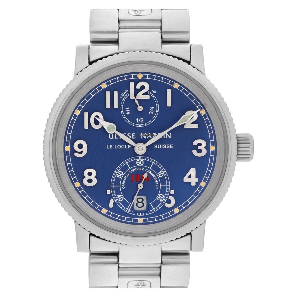 Ulysse Nardin Mens watch Unisex Automatic Steel 1846 Replica 8