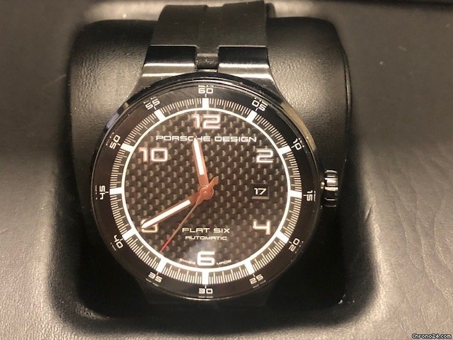 IMG_9081 Porsche Design Flat Six Mens watch Unisex Automatic Steel 6350 Replica 8
