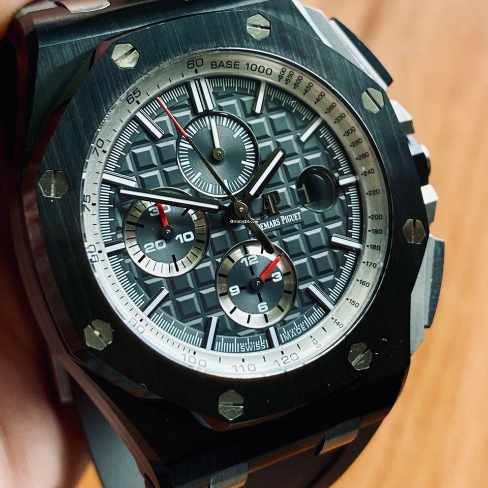 IMG_9081 Audemars Piguet Royal Oak Offshore Chronograph Mens watch Unisex Automatic Ceramic 26405CE.OO.A002CA.01 Replica 8