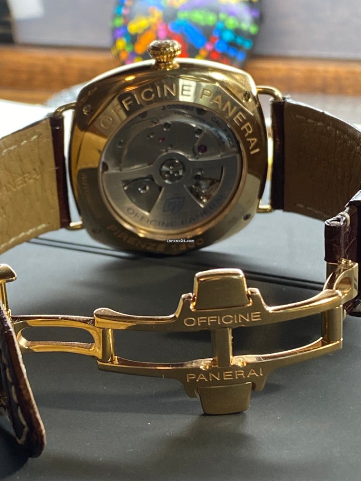 Panerai Special Editions Mens watch Unisex Automatic Rose gold PAM 00273 Replica 8