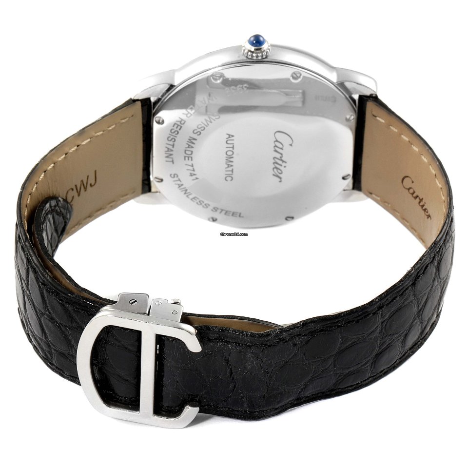 IMG_9081 Cartier Ronde Croisiere de Cartier Mens watch Unisex Automatic Steel WSRN0021 Replica 8