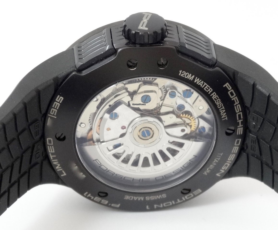 IMG_9081 Porsche Design Flat Six Mens watch Unisex Automatic Titanium 6341.13.44.1169 Replica 8