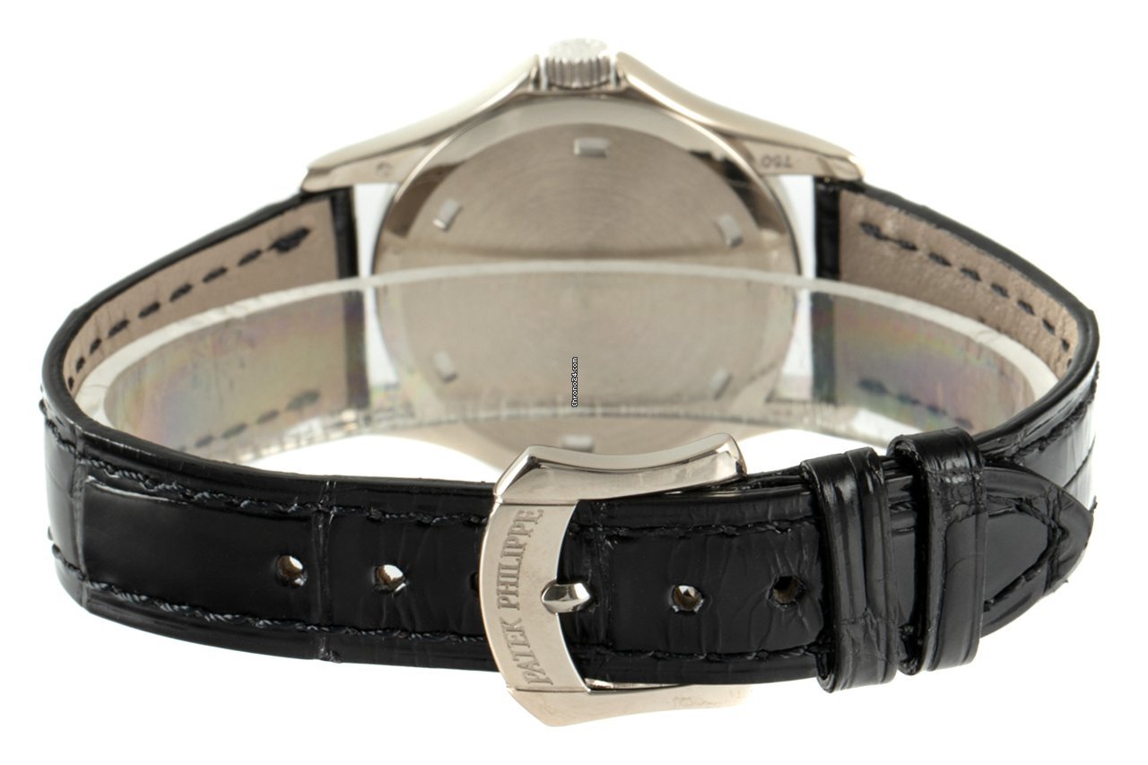 IMG_9081 Patek Philippe Calatrava Womens watch Quartz White gold 4906 Replica 8