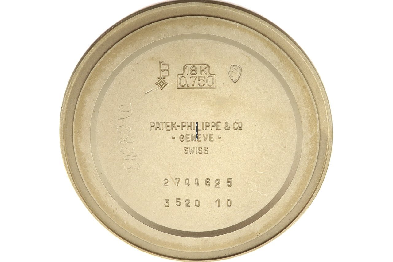 IMG_9081 Patek Philippe Calatrava Mens watch Unisex Manual winding Yellow gold 3520 Replica 8