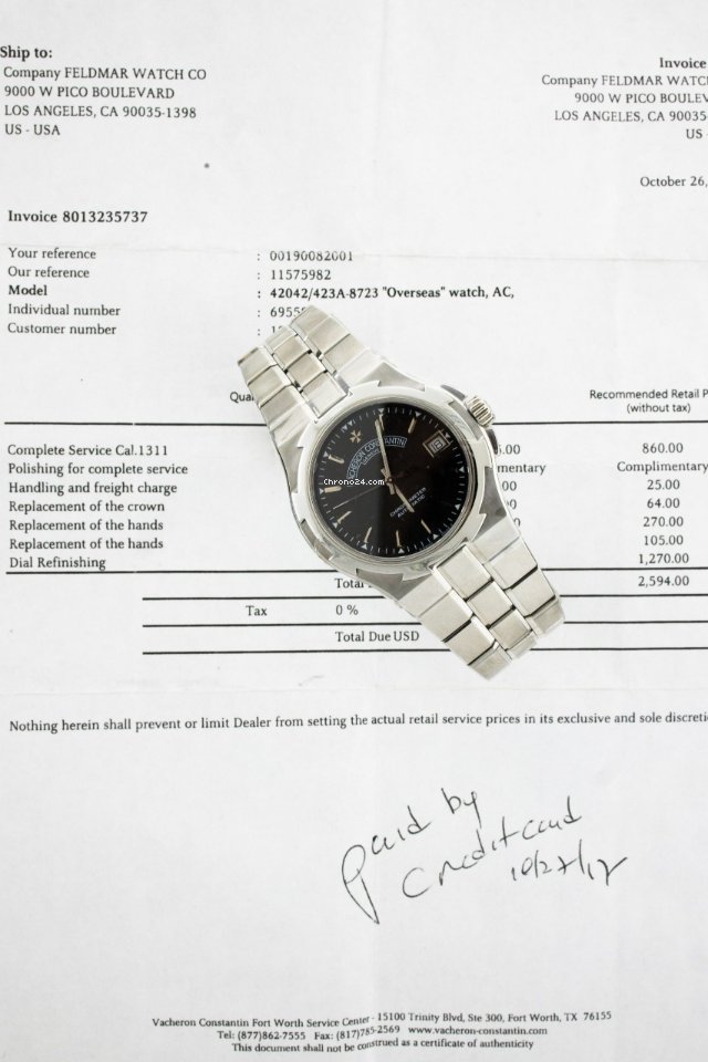 Vacheron Constantin Overseas Automatic Steel 42042 423A-8723 Replica 8