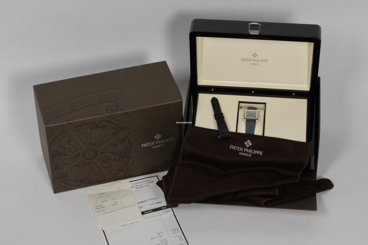 Patek Philippe Gondolo Womens watch Quartz White gold 4869G Replica 8