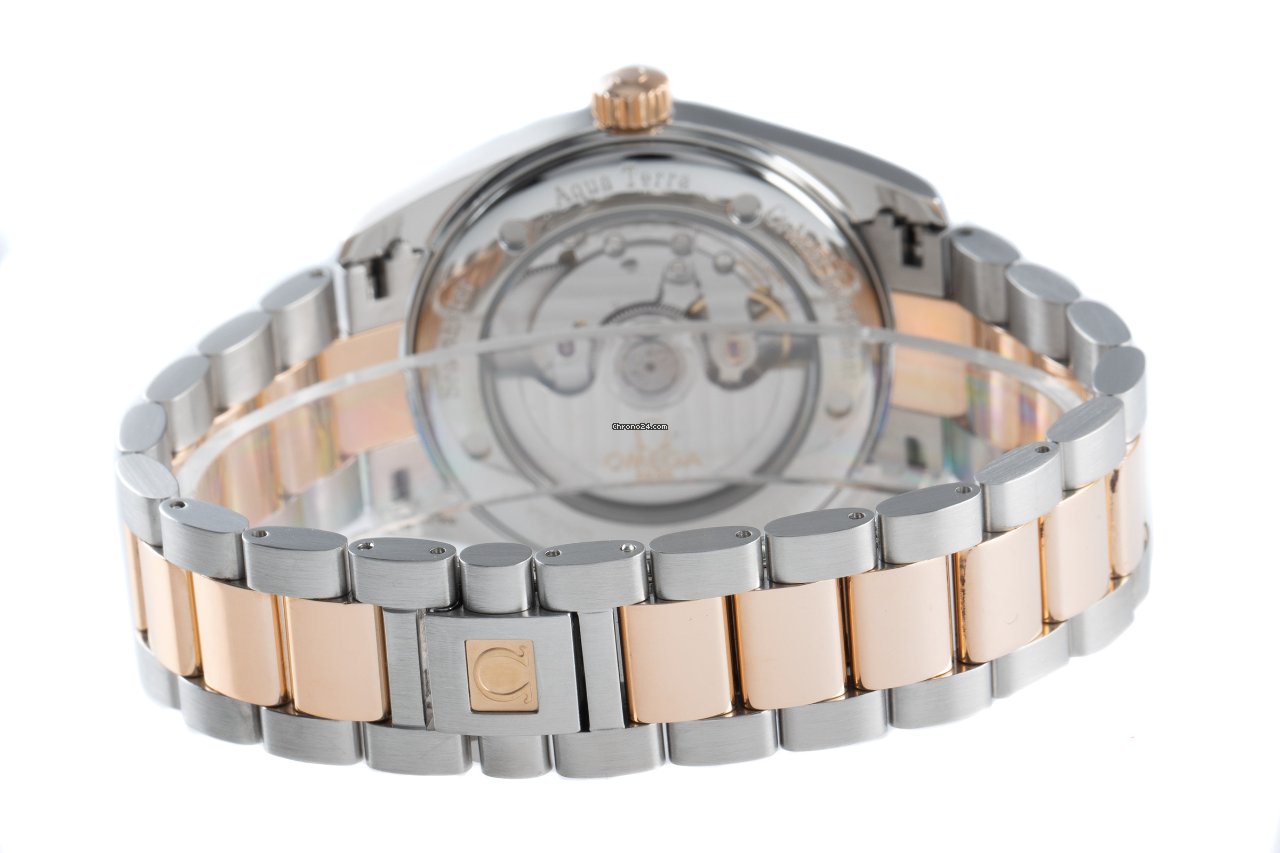 IMG_9081 Omega Seamaster Aqua Terra Mens watch Unisex Automatic Gold Steel 2303.30.00 Replica 8