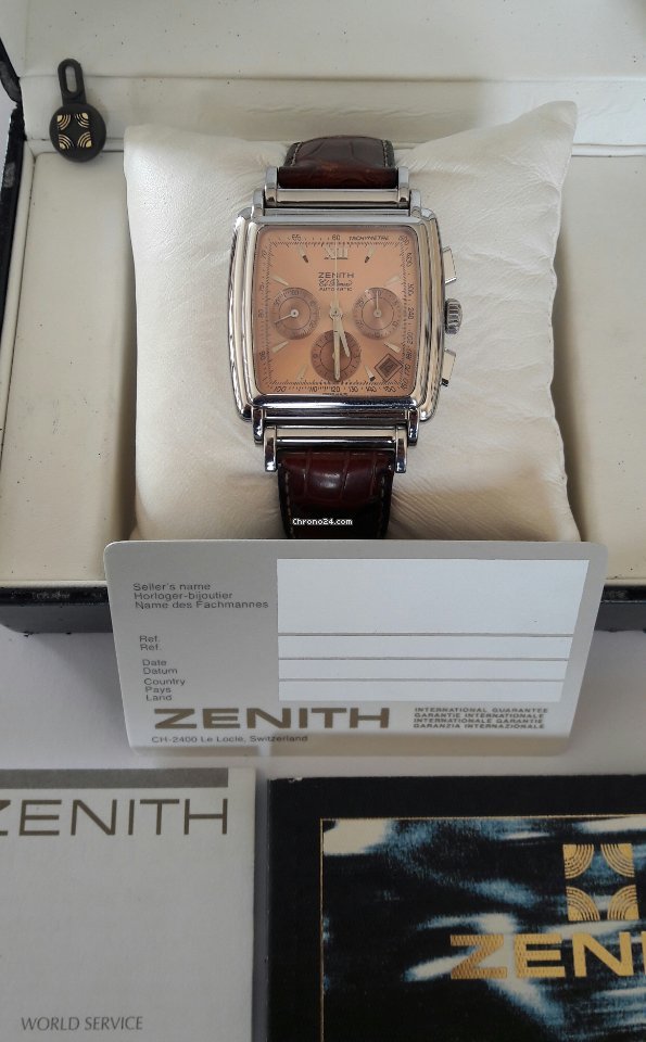Zenith El Primero Mens watch Unisex Automatic Steel 90 01.0420.400 Replica 8
