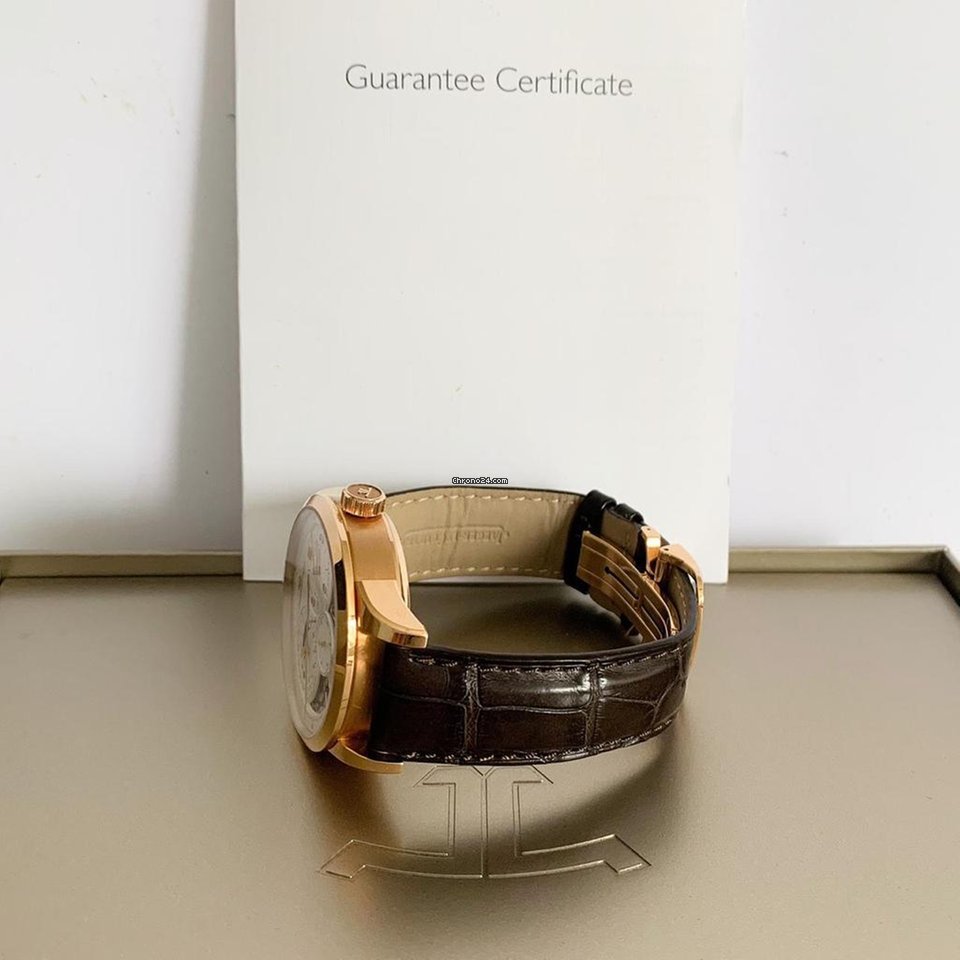 IMG_9081 Jaeger-LeCoultre Duometre Mens watch Unisex Manual winding Rose gold Q6042422 Replica 8