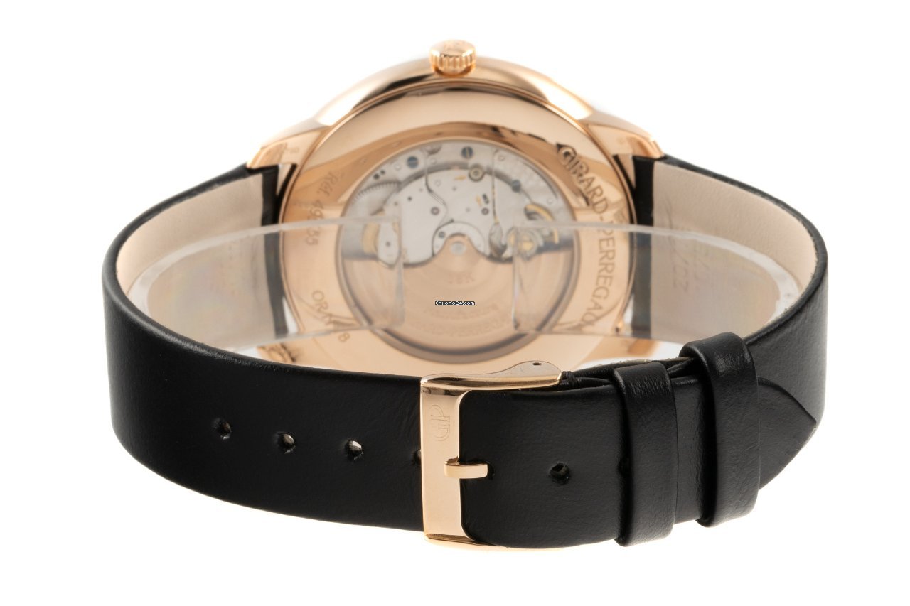 IMG_9081 Girard Perregaux 1966 Mens watch Unisex Automatic Red gold 49555-52-132-BB60 Replica 8