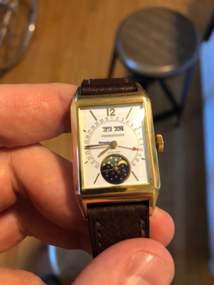 Jaeger-LeCoultre Mens watch Unisex Manual winding Yellow gold 141.010.1 Replica 8
