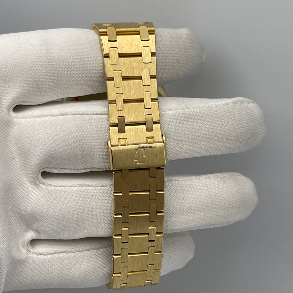 IMG_9081 Audemars Piguet Royal Oak Day-Date Mens watch Unisex Automatic Yellow gold 25594BA.OO.0789BA.05 Replica 8