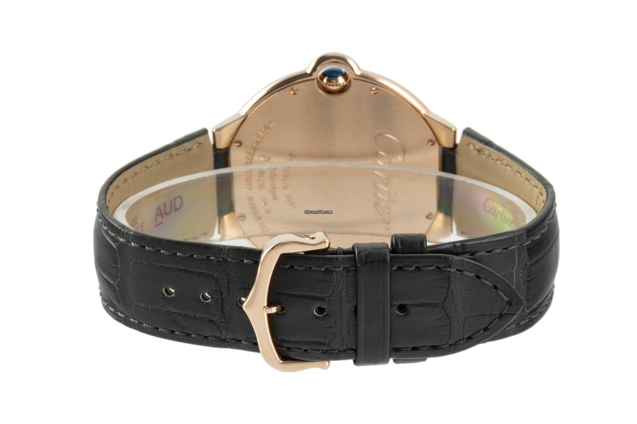Cartier Ballon Bleu Mens watch Unisex Manual winding Red gold 3661 Replica 8