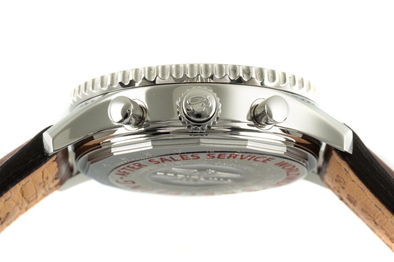 IMG_9081 Breitling Navitimer Rattrapante Mens watch Unisex Automatic Steel AB0310 Replica 8