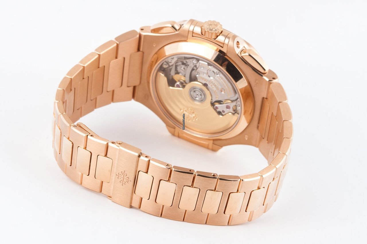 IMG_9081 Patek Philippe Nautilus Mens watch Unisex Automatic Rose gold 5980 1R-001 Replica 8