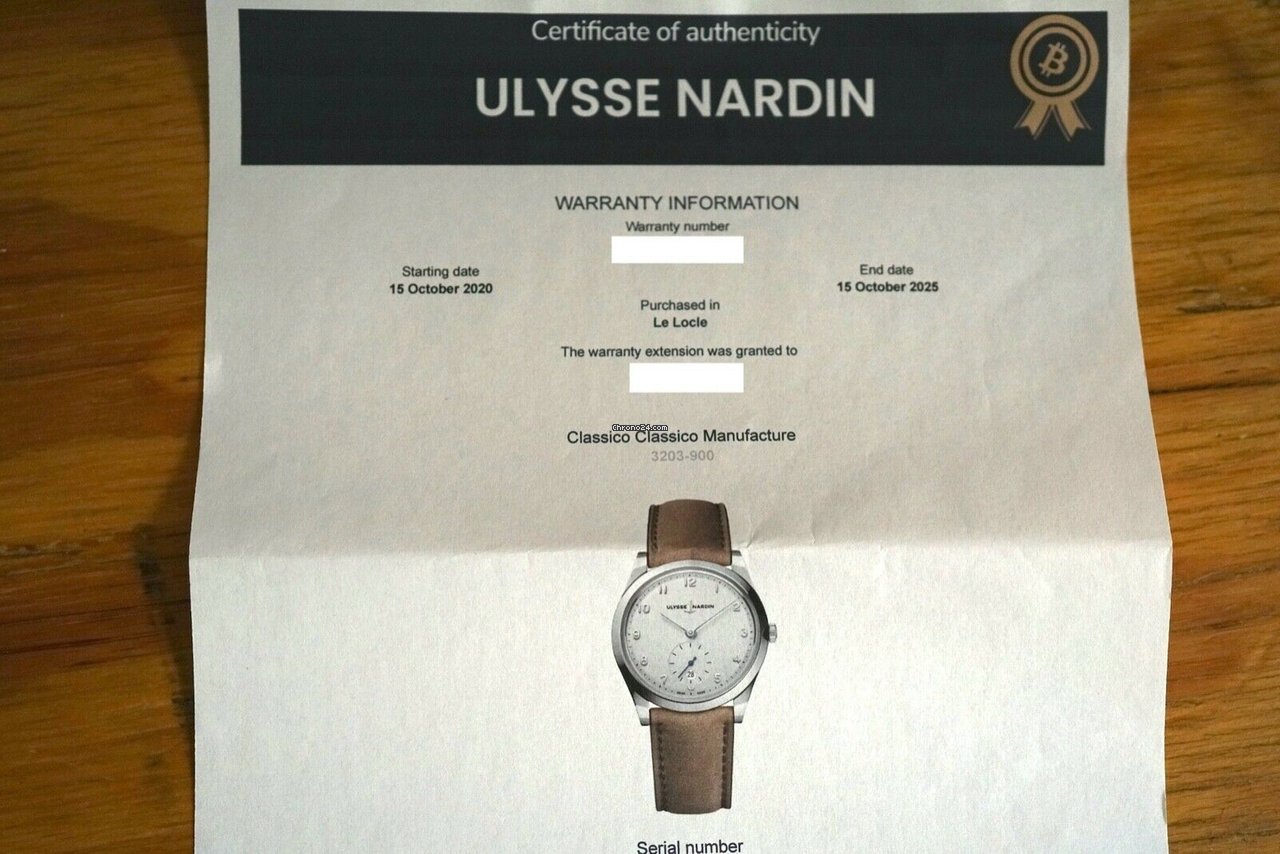 IMG_9081 Ulysse Nardin Classico Mens watch Unisex Automatic Steel 3203-900 Replica 8