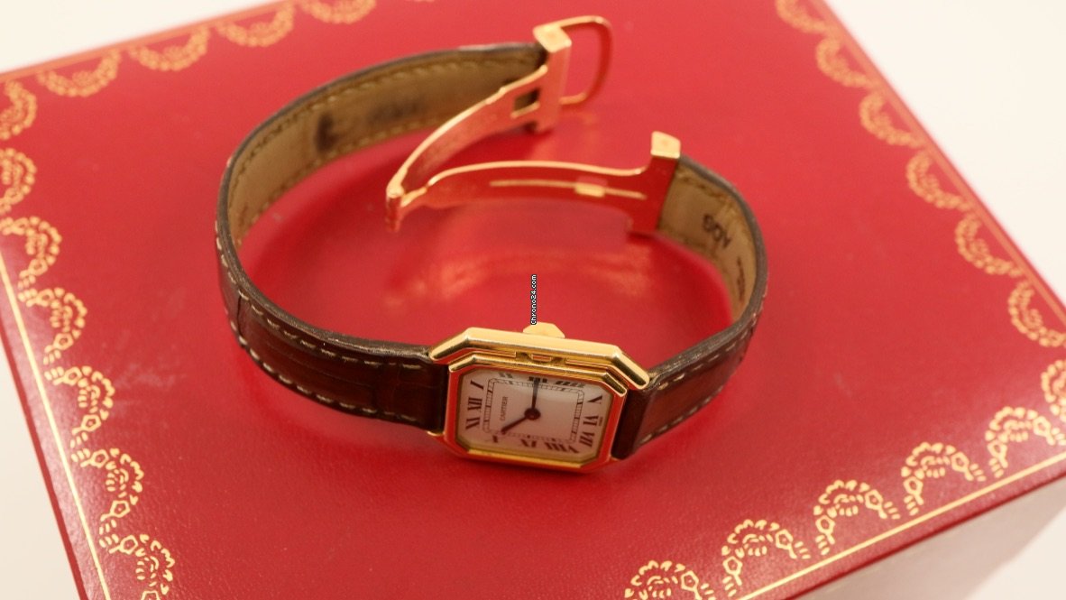 IMG_9081 Cartier Mens watch Unisex Manual winding Yellow gold 780992616 Replica 8