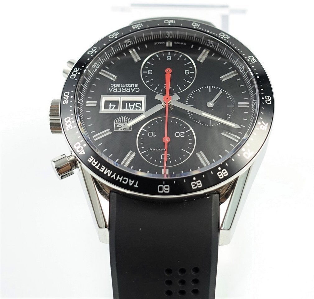 TAG Heuer Carrera Calibre 16 Mens watch Unisex Automatic Steel cv201ah.ft6014 Replica 8