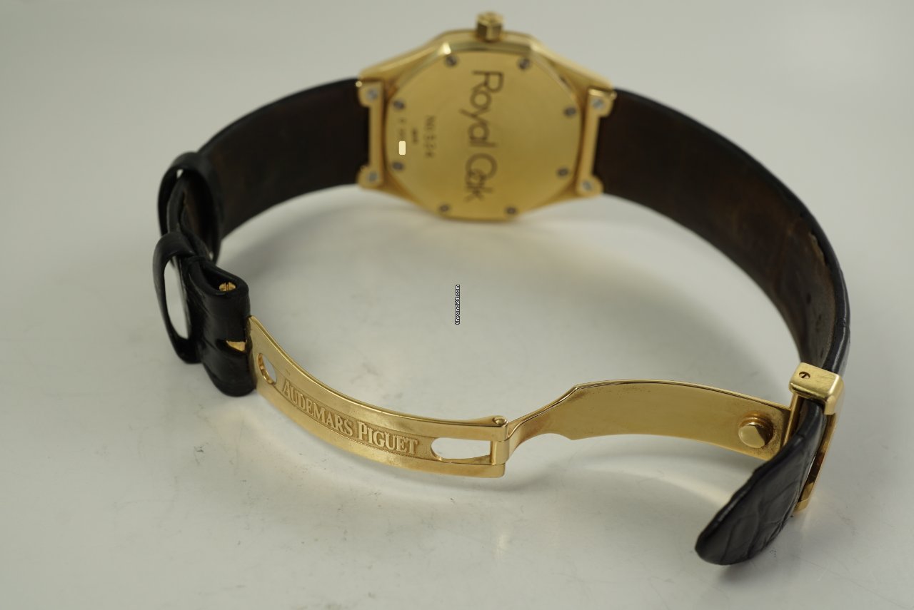 Audemars Piguet Royal Oak Mens watch Unisex Automatic Yellow gold 14800BA Replica 8