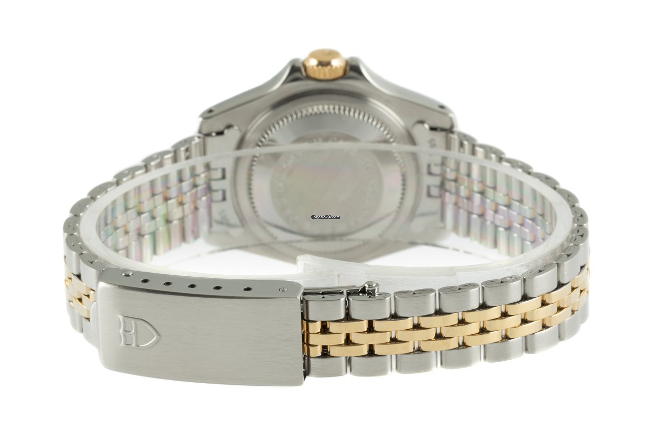 IMG_9081 Tudor Prince Oysterdate Womens watch Automatic Gold Steel 96093 Replica 8