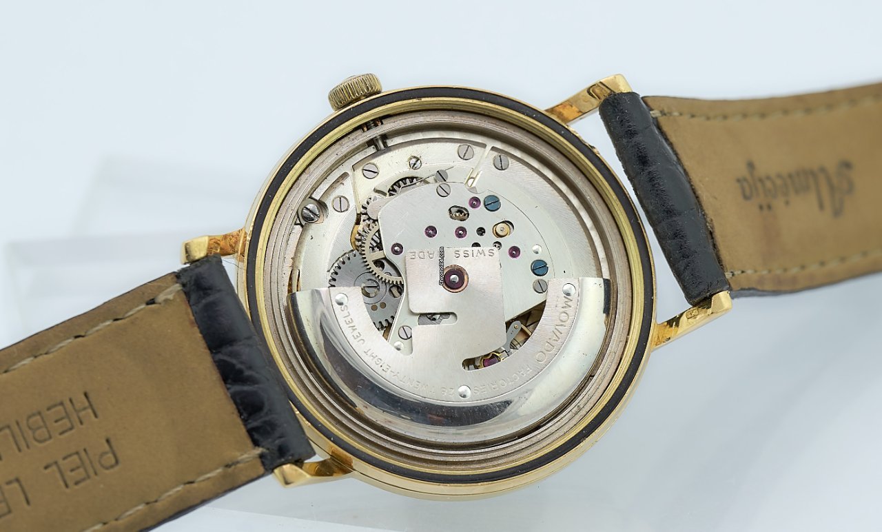 IMG_9081 Movado Kingmatic Mens watch Unisex Automatic Yellow gold Movado Kingmatic Replica 8