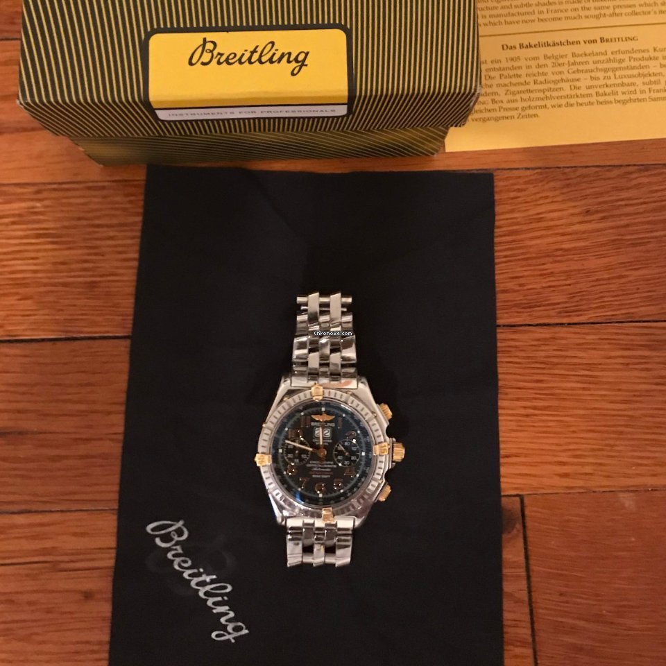 IMG_9081 Breitling Crosswind Special Mens watch Unisex Automatic Gold Steel B44356 Replica 8