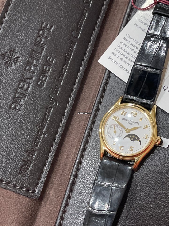 IMG_9081 Patek Philippe Womens watch Manual winding Yellow gold 4856J Replica 8