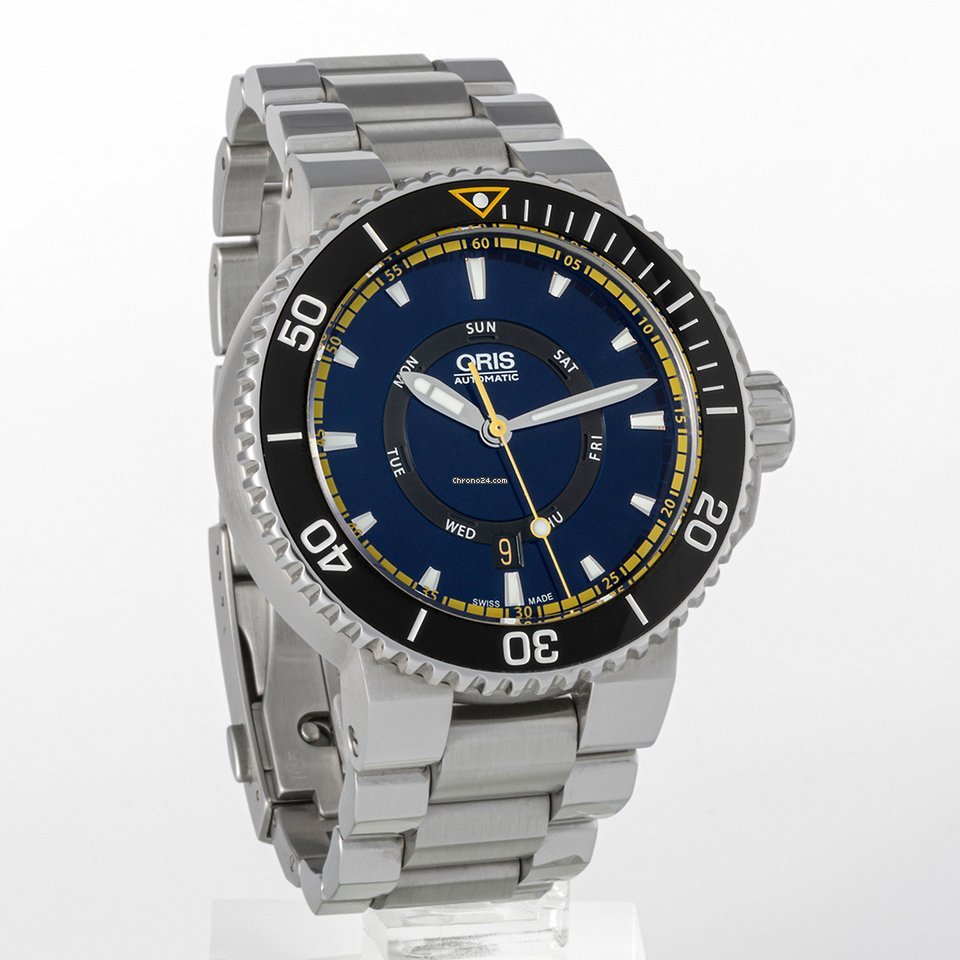 Oris Aquis Steel 01 735 7673 4185-Set MB Replica 8