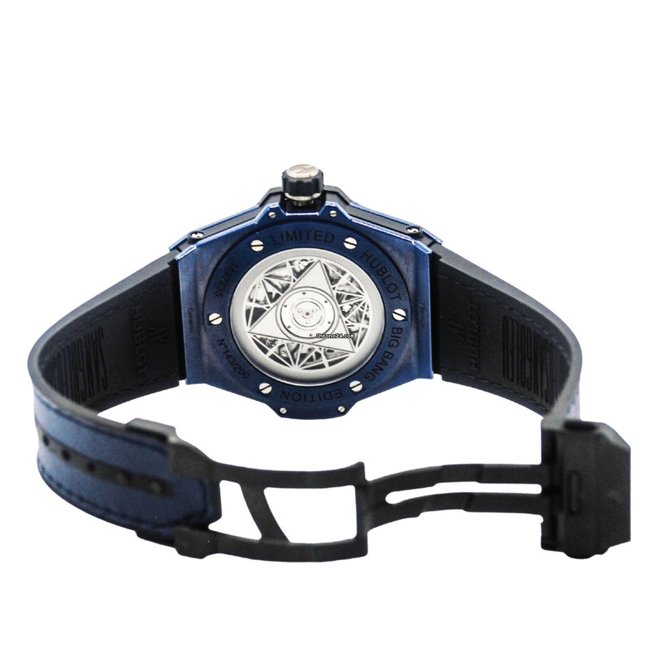 IMG_9081 Hublot Big Bang Sang Bleu Mens watch Unisex Automatic Ceramic 415.EX.7179.VR.MXM19 Replica 8