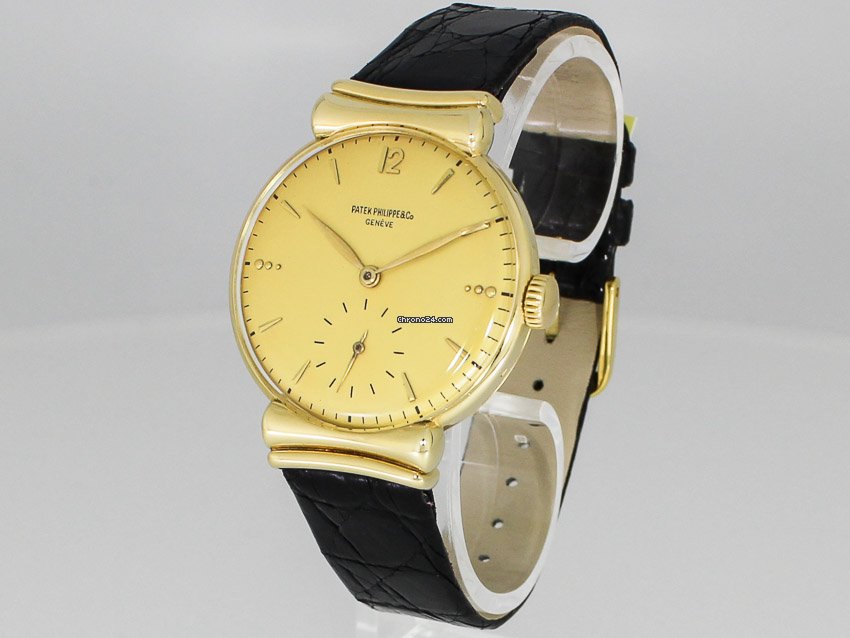 IMG_9081 Patek Philippe Mens watch Unisex Manual winding Yellow gold 1585 Replica 8