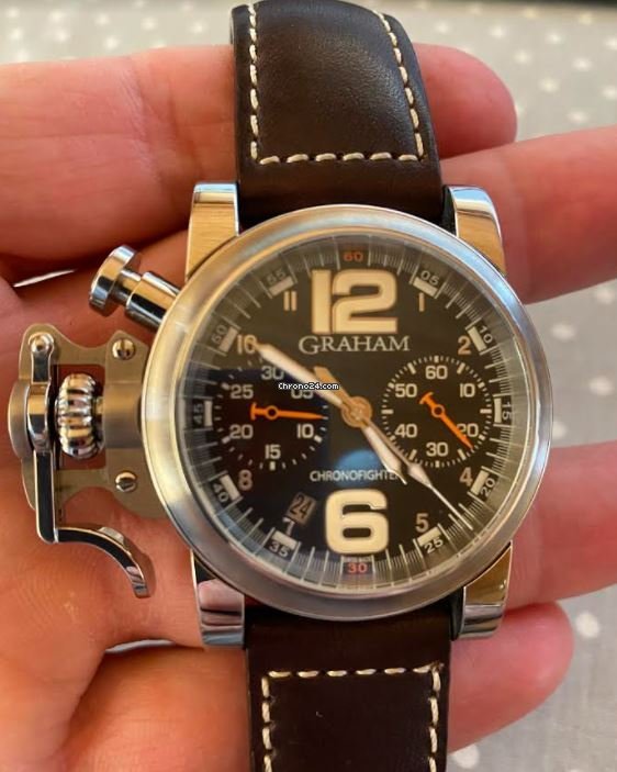 IMG_9081 Graham Chronofighter R.A.C. Mens watch Unisex Automatic Steel 2CRBS.B02A.L81B Replica 8