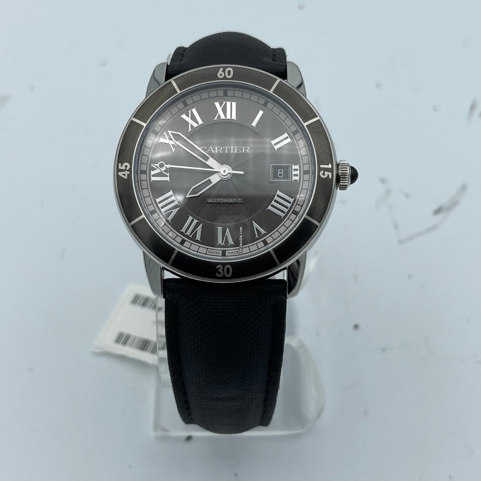 IMG_9081 Cartier Ronde Croisiere de Cartier Mens watch Unisex Automatic Steel WSRN0003 Replica 8
