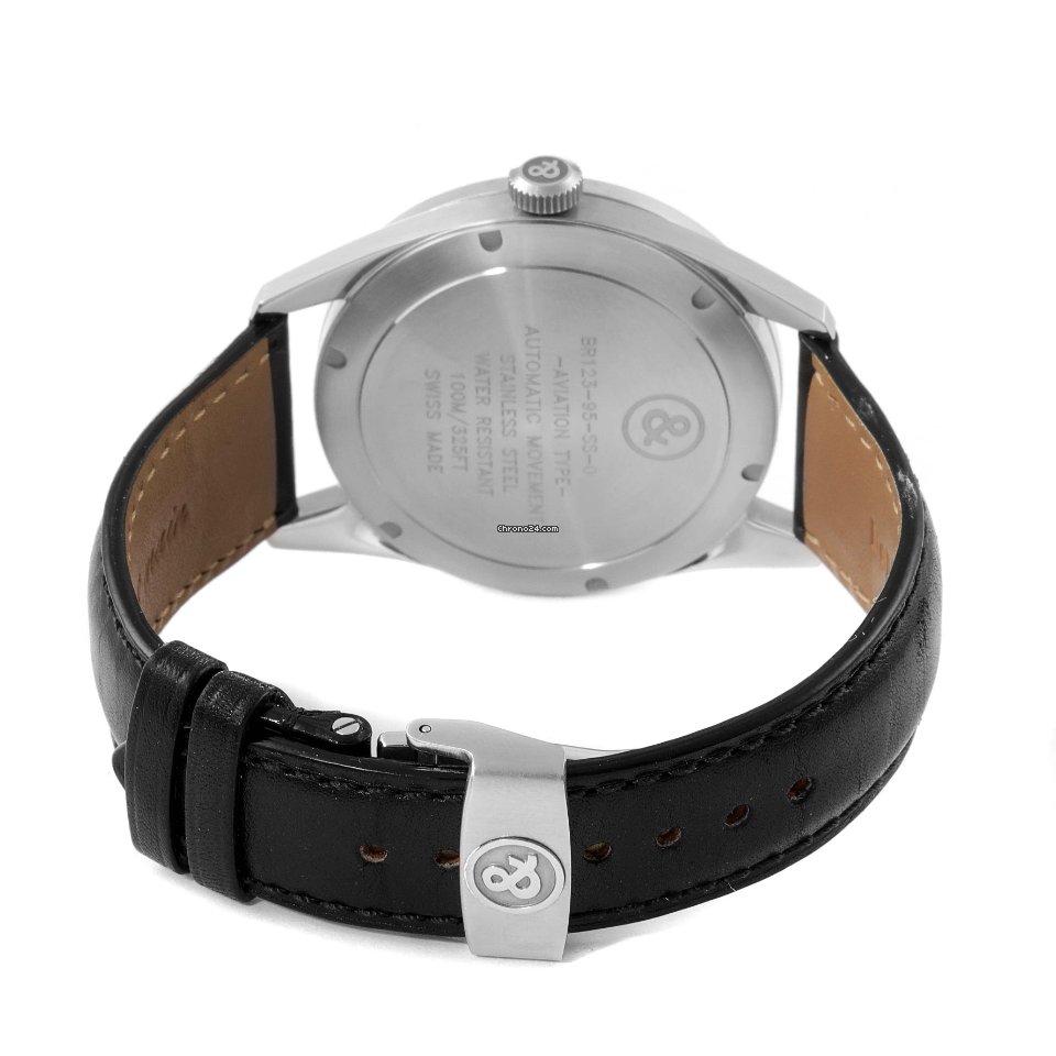 IMG_9081 Bell & Ross Vintage Mens watch Unisex Automatic Steel BR123-95-SS Replica 8