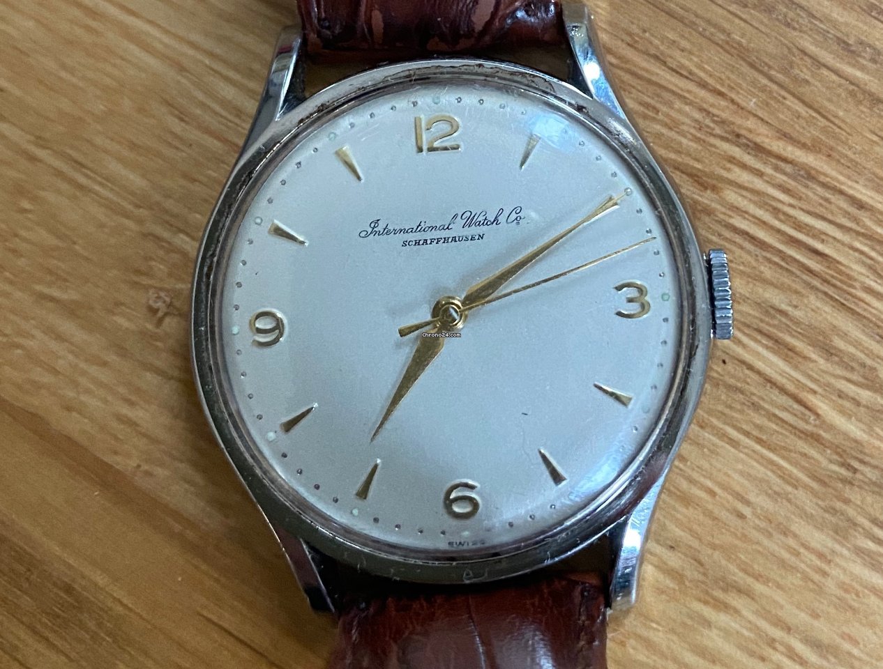 IWC Mens watch Unisex Manual winding Steel 1331178 Replica 8